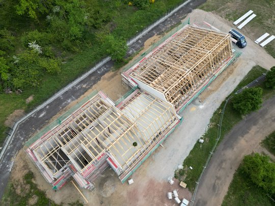 Titelbild: Kita-Neubau in Derben - Richtfest gefeiert