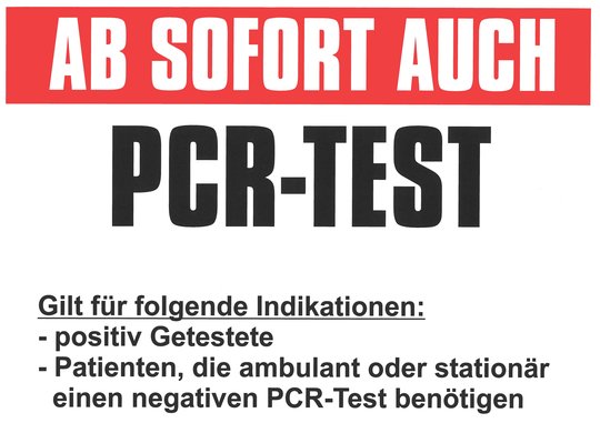 Titelbild: PCR-Test im Testzentrum Parey