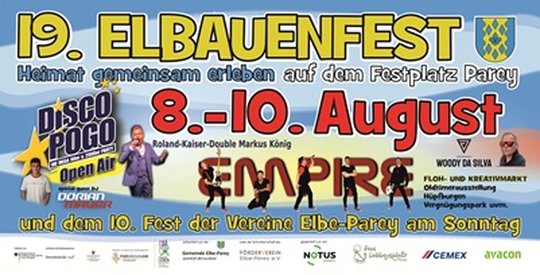 Titelbild: 19. Elbauenfest und 10. Fest der Vereine in Elbe-Parey