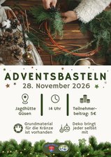 Titelbild zur Veranstaltung Adventsbasteln