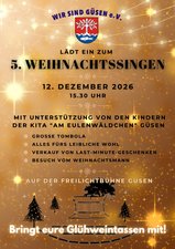 Titelbild zur Veranstaltung Weihnachtssingen