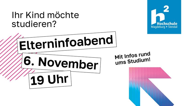 Titelbild zur Veranstaltung "Elterninfoabend der Hochschule Magdeburg-Stendal"