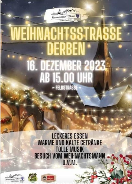 Titelbild zur Veranstaltung "Weihnachtsstraße Derben"